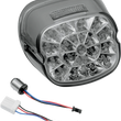 Load image into Gallery viewer, DragSpecialties Taillight - Smoke - Top Tag 161273 - Main Product View
