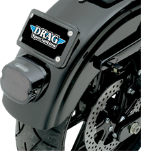 Load image into Gallery viewer, DragSpecialties Taillight - Top Tag Light - Smoke L24-0436CMLED - Side View