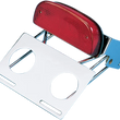 Load image into Gallery viewer, DragSpecialties Taillight/Bracket Assembly - Chrome 12-0050K-BX-LB2 - Main Product View