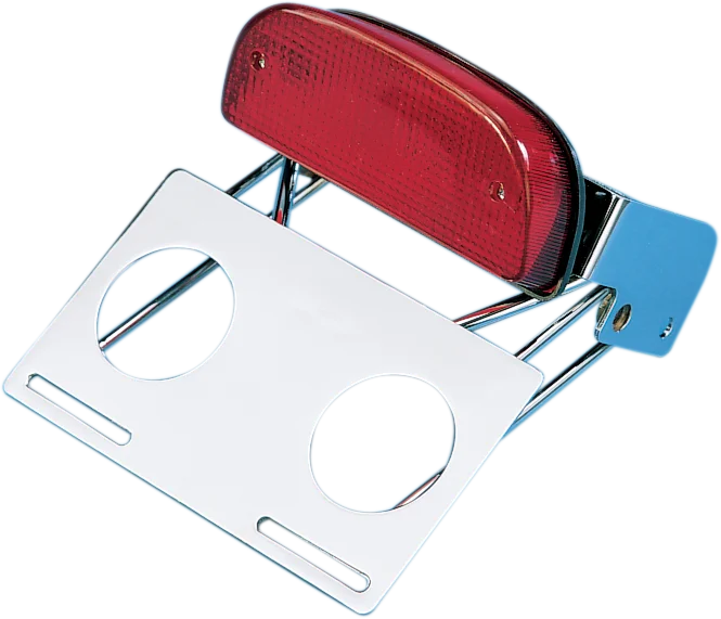 DragSpecialties Taillight/Bracket Assembly - Chrome 12-0050K-BX-LB2 - Main Product View