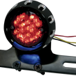 Load image into Gallery viewer, DragSpecialties Taillight/License Plate Mount - Black L24-0437ABRLEDE - Main Product View