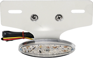 DragSpecialties Taillight/License Plate Mount - Cat Eye -Clear Lens - Red LED L24-65D9CLEDK - Main Product View