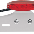 Load image into Gallery viewer, DragSpecialties Taillight/License Plate Mount - Cat Eye -Red Lens - Clear LED L24-65D9RLEDK - Main Product View