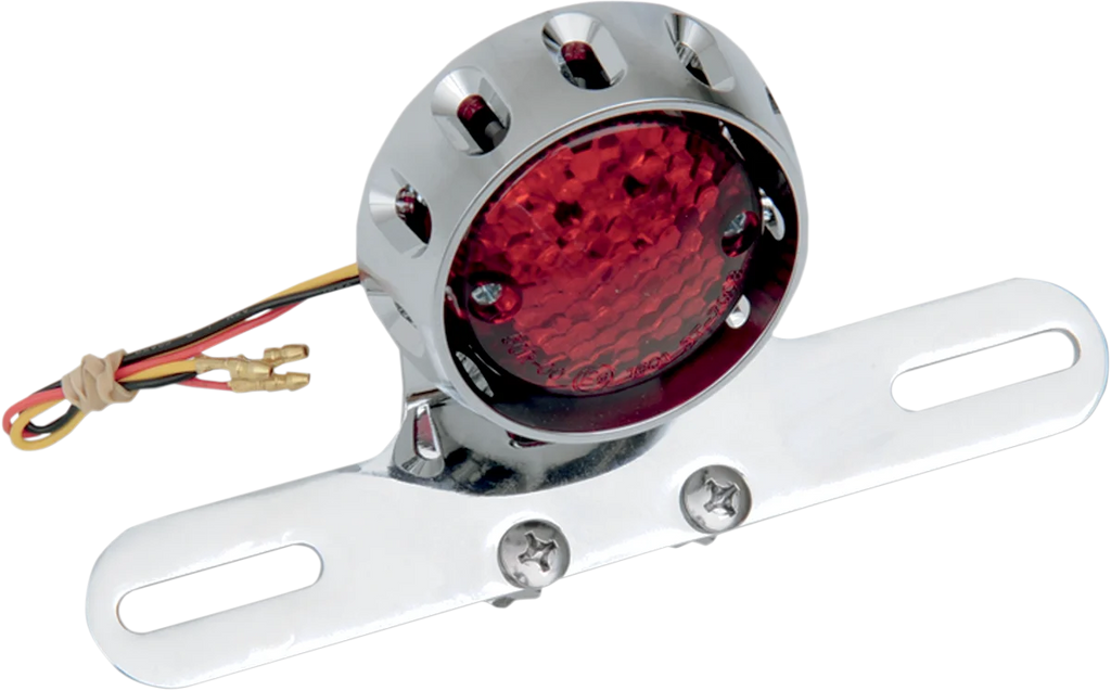 DragSpecialties Taillight/License Plate Mount - Chrome L24-0437ACRLEDE - Main Product View