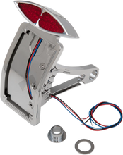 Load image into Gallery viewer, DragSpecialties Taillight/License Plate Mount - Curved - Vertical 76387 - Main Product View