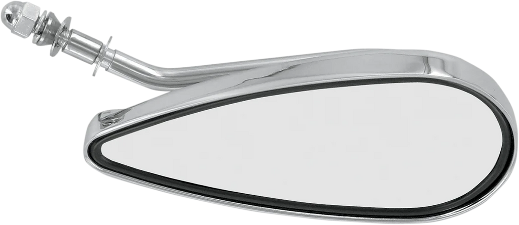 DragSpecialties Teardrop Mirror - Right KA-90S/R-BC335 - Side View