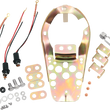 Load image into Gallery viewer, DragSpecialties Three-Light Dash Base Plate 70356 - Main Product View