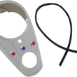 Load image into Gallery viewer, DragSpecialties Three-Light Dash Cover - Chrome 70721 - Main Product View