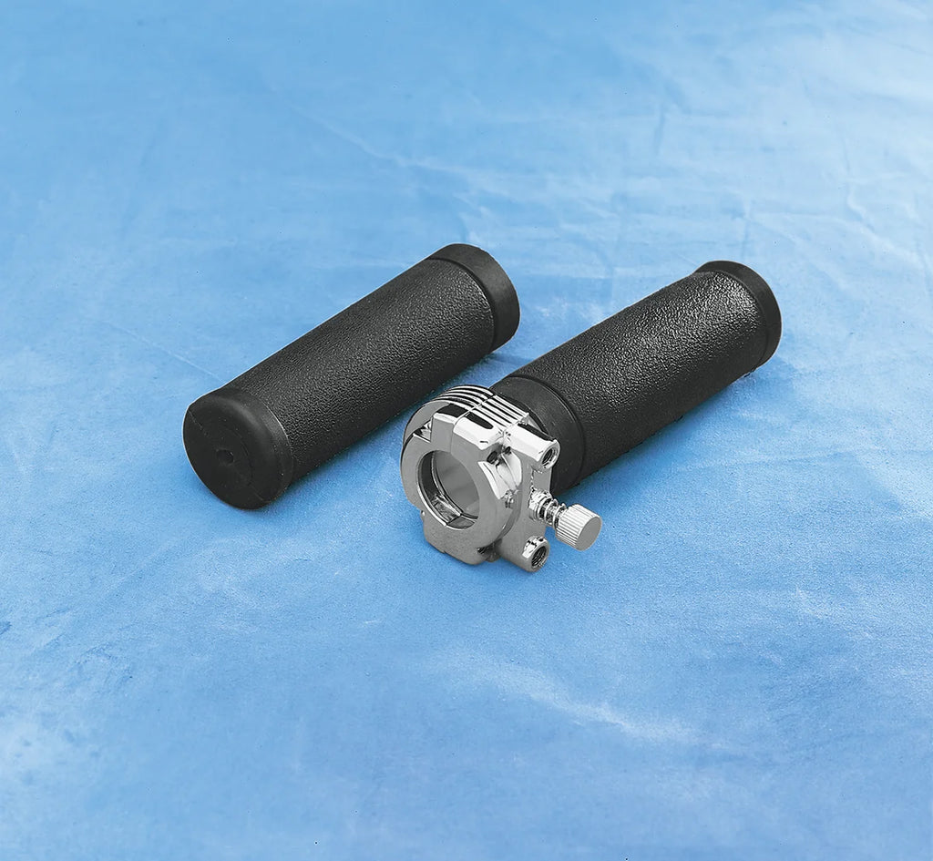 DragSpecialties Throttle Assembly - Dual Cable 12-0914DA-BC324 - Side View