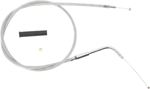 DragSpecialties Throttle Cable - 29-1/2" - Braided 5333302B - Main Product View