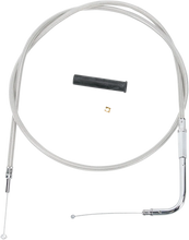 Load image into Gallery viewer, DragSpecialties Throttle Cable - 34-3/4&quot; - Braided 5332504B - Main Product View