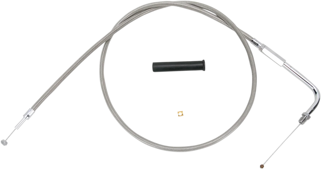 DragSpecialties Throttle Cable - 36" - Braided 5330536B - Main Product View
