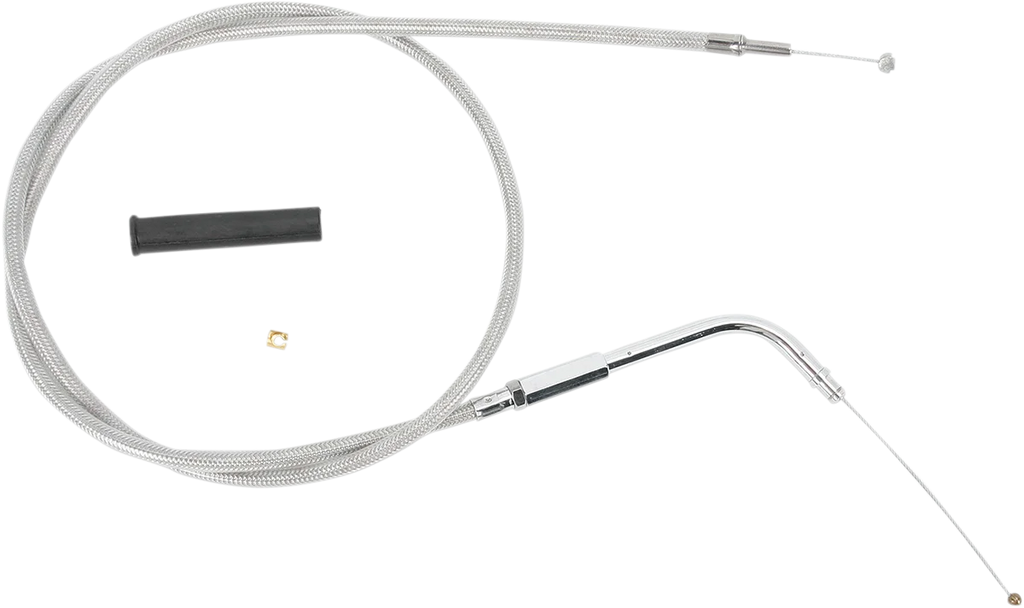 DragSpecialties Throttle Cable - 38" - Braided 5330600B - Main Product View
