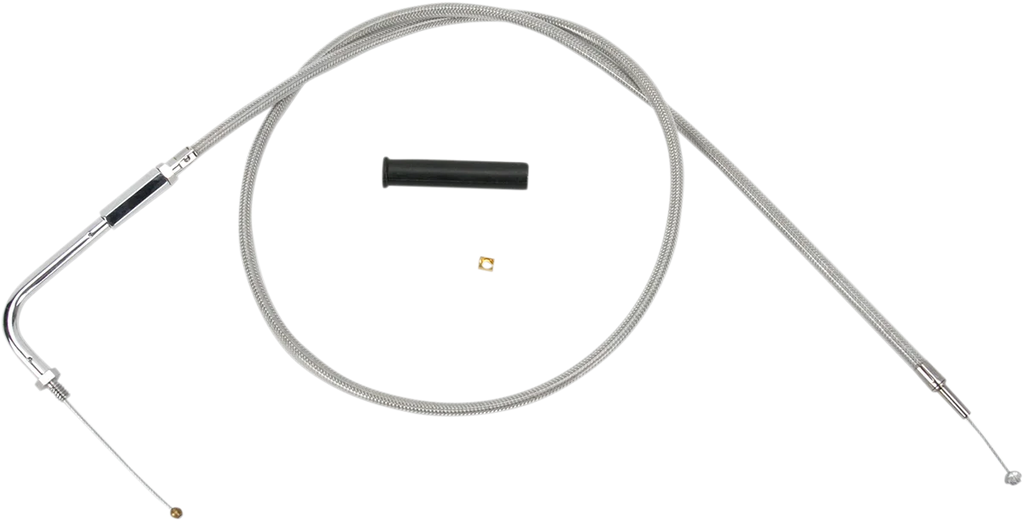 DragSpecialties Throttle Cable - 38" - Braided 5330906B - Main Product View