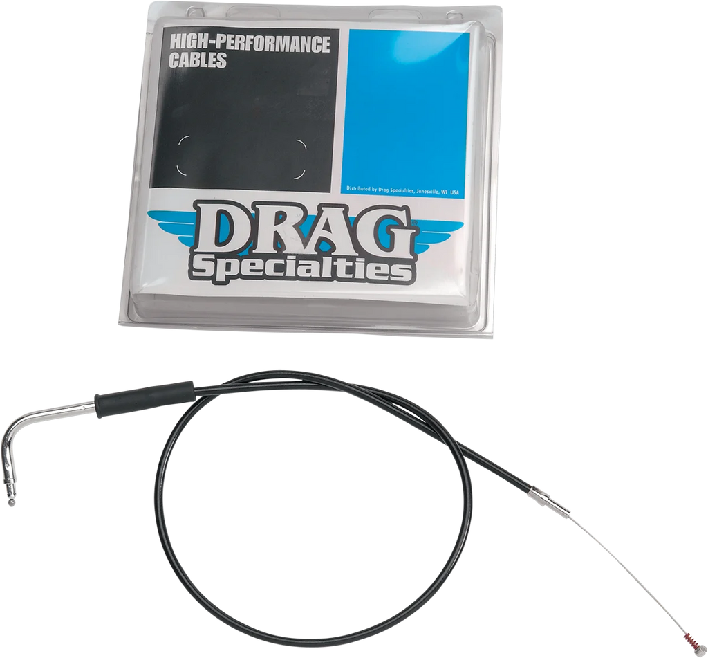 DragSpecialties Throttle Cable - 38" - Vinyl 4331600B - Back View