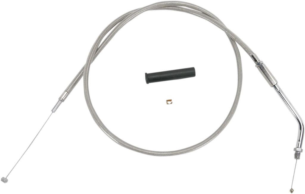DragSpecialties Throttle Cable - 39-1/2" - Braided 5330306B - Main Product View