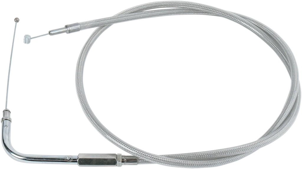 DragSpecialties Throttle Cable - 39-1/2" - Braided 5332100B - Main Product View