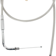 Load image into Gallery viewer, DragSpecialties Throttle Cable - 42" - Braided 5331102B - Main Product View