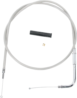 DragSpecialties Throttle Cable - 48-1/2" - Braided 5332109B - Main Product View