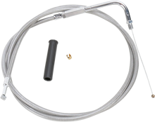 Load image into Gallery viewer, DragSpecialties Throttle Cable - 50" - Braided 5331150B - Main Product View