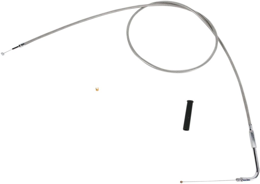 DragSpecialties Throttle Cable - 52" - Braided 5332152B - Main Product View