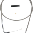 Load image into Gallery viewer, DragSpecialties Throttle Cable - 56" - Braided 5332156B - Main Product View