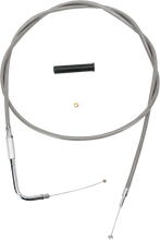 Load image into Gallery viewer, DragSpecialties Throttle Cable - 56&quot; - Braided 5332156B - Main Product View