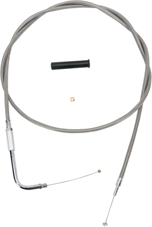 DragSpecialties Throttle Cable - 56" - Braided 5332156B - Main Product View