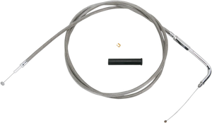 DragSpecialties Throttle Cable - 58" - Braided 5332158B - Main Product View