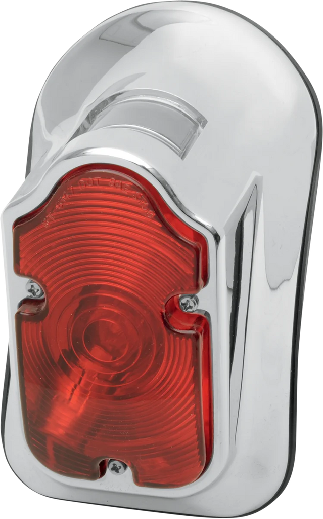 DragSpecialties Tombstone Taillight - Top Tag - Red Lens 12-0400 - Main Product View
