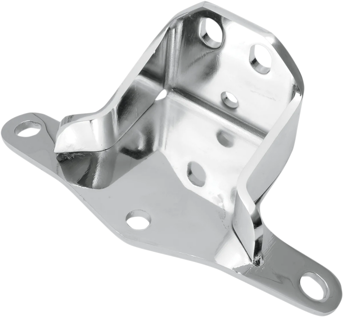 DragSpecialties Top Motor Mount - Chrome E28-0035 - Side View