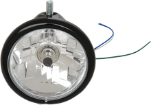 Load image into Gallery viewer, DragSpecialties Top Mount Headlight - 5-3/4" - Black L21-6114SB - Main Product View