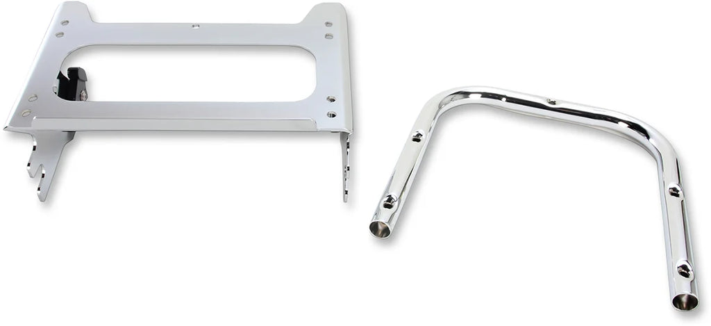 DragSpecialties Tour Box Mount - Chrome C77-0082 - Main Product View