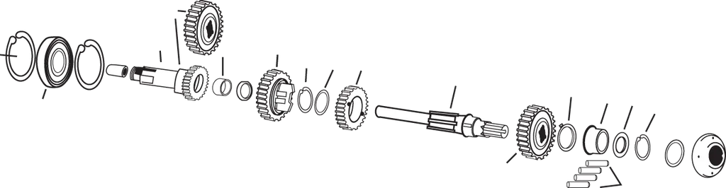 DragSpecialties Transmission Bearing - '57-'90 XL 6207-2RS - Side View