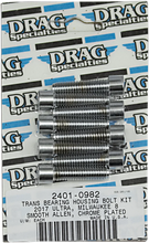 Load image into Gallery viewer, DragSpecialties Transmission Bearing Smooth Bolt Kit - Chrome - M8 MK783S - Main Product View
