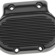 Load image into Gallery viewer, DragSpecialties Transmission Cover - Black 302125 - Main Product View