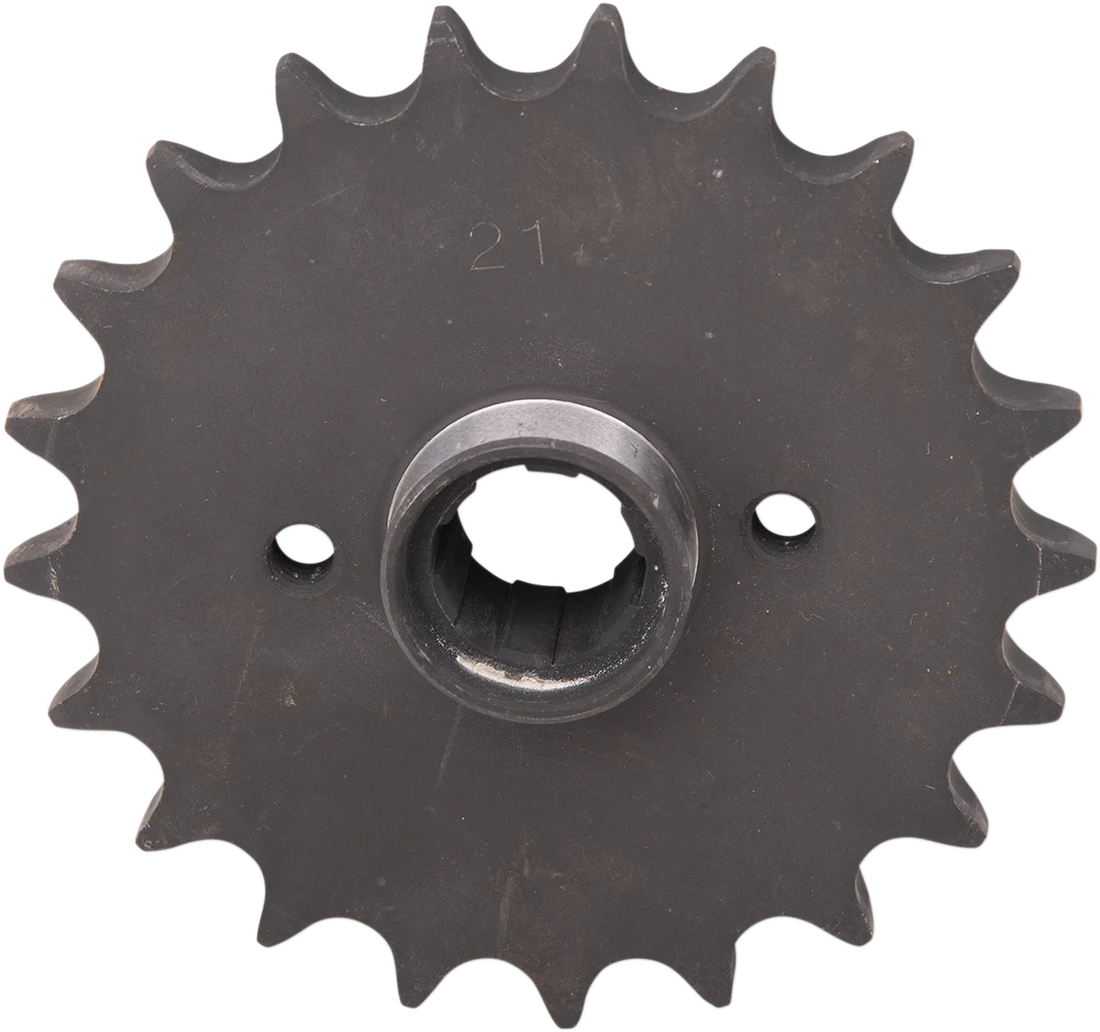 DragSpecialties Transmission Mainshaft Sprocket - 21 Tooth - XL 17506 - Side View