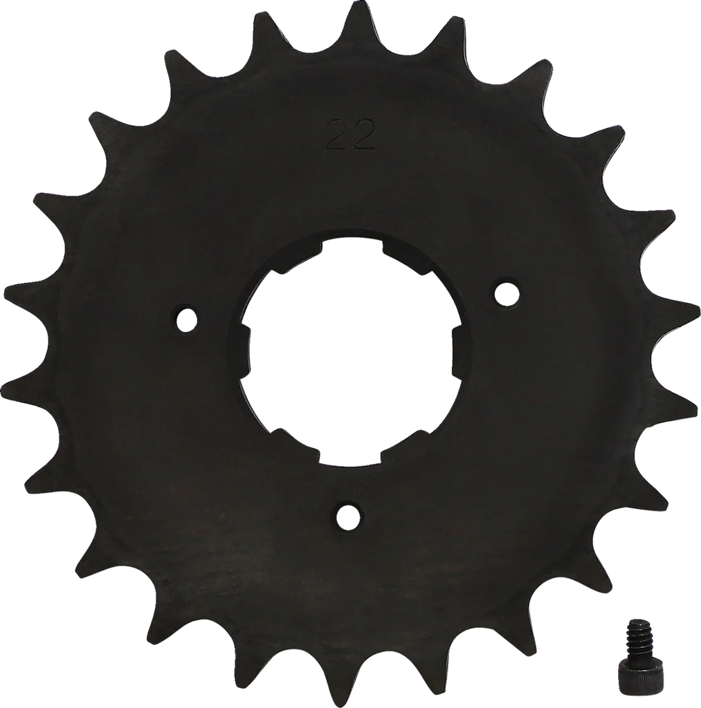 DragSpecialties Transmission Mainshaft Sprocket - 22 Tooth 70165 - Main Product View