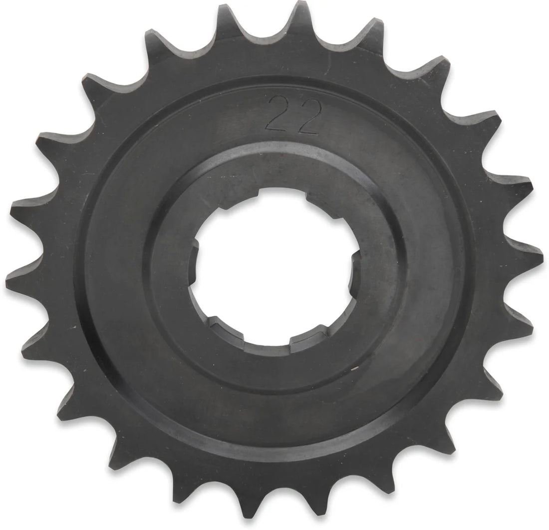 DragSpecialties Transmission Mainshaft Sprocket - 24 Tooth 70171 - Side View