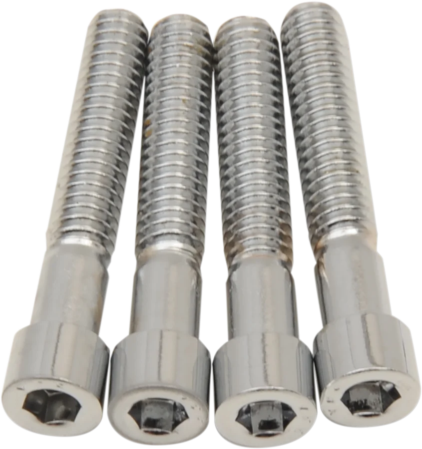 DragSpecialties Transmission Side Smooth Bolt Kit - Chrome - M8 MK782S - Main Product View