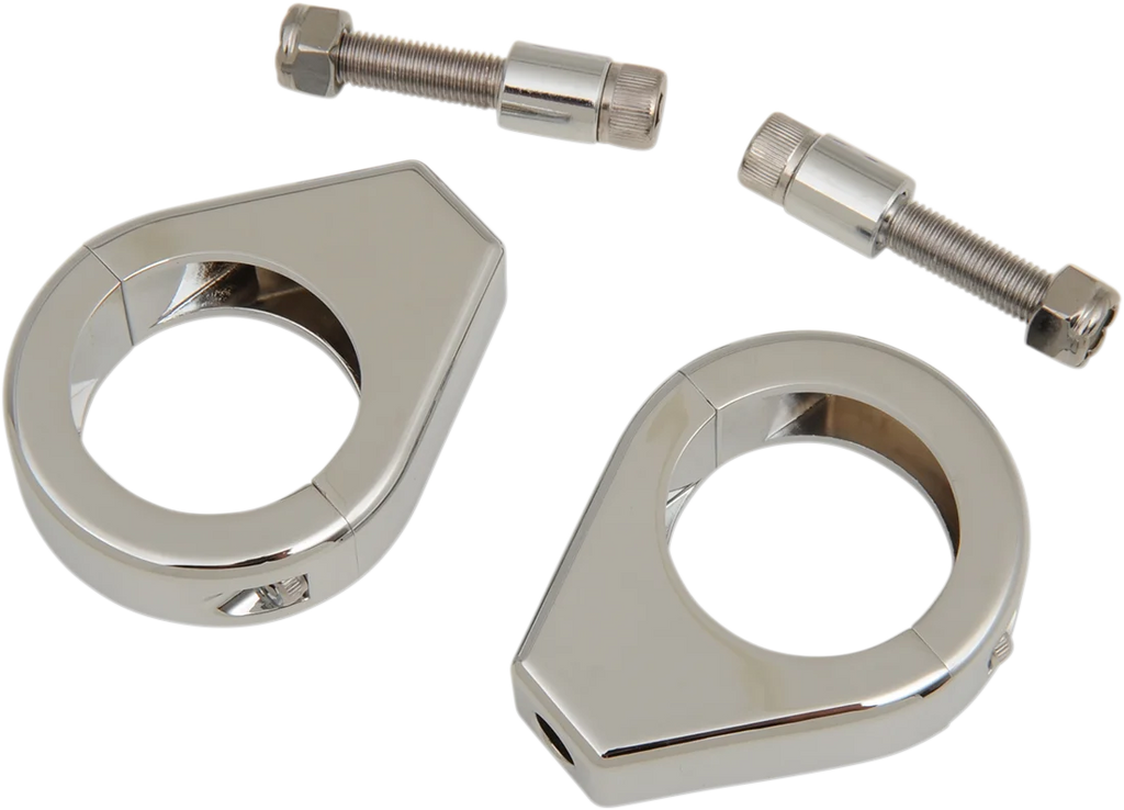 DragSpecialties Turn Signal - Clamp - 39mm - Chrome 12-6049-39BC114 - Main Product View