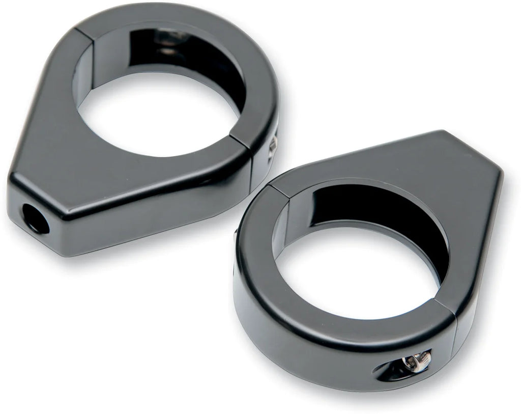 DragSpecialties Turn Signal - Clamp - 41mm - Black 12-6049GB-41 - Main Product View