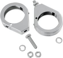 Load image into Gallery viewer, DragSpecialties Turn Signal - Clamp - 49mm - Black 76673B - Side View