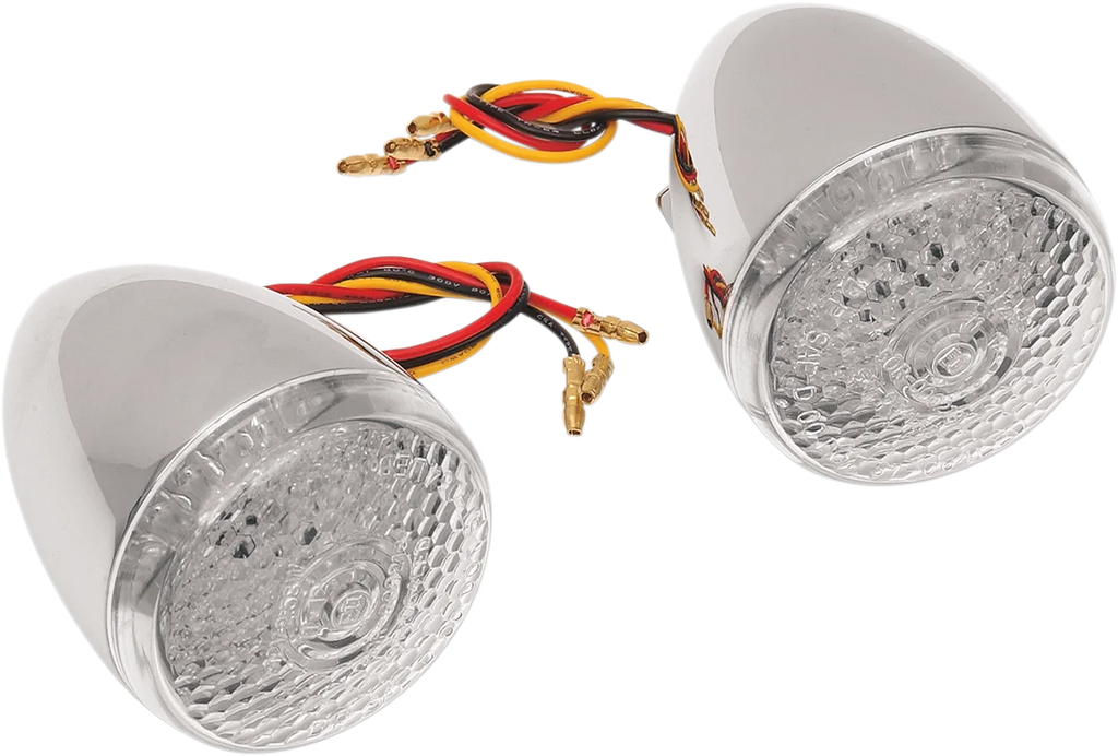 DragSpecialties Turn Signal Kit - Clear/Amber 20-6579BCLED - Main Product View