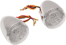 Load image into Gallery viewer, DragSpecialties Turn Signal Kit - Clear/Amber 20-6579BCLED - Main Product View