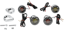 Load image into Gallery viewer, DragSpecialties Turn Signal Kit - Red/Smoke 12-0212 - Main Product View