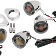 Load image into Gallery viewer, DragSpecialties Turn Signal Kit - Red/Smoke 12-0212 - Side View