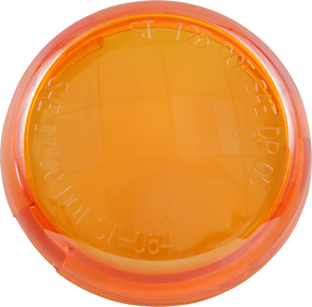 DragSpecialties Turn Signal Lens - Amber - '00-'23 162379 - Main Product View