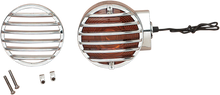 Load image into Gallery viewer, DragSpecialties Turn Signal Lens Grille - Chrome 12-6041-BC202 - Main Product View