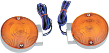 Load image into Gallery viewer, DragSpecialties Turn Signal Light Kit - Chrome - Front FLT L12-6030AF - Main Product View